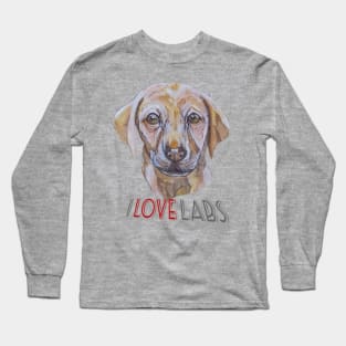 I Love Labradors Long Sleeve T-Shirt